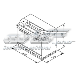Bateria recarregável (PILHA) 8550503610 Renault (RVI)