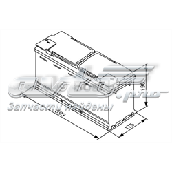 1J0915105AK VAG Bateria recarregável (PILHA)