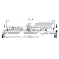 LH7961 Delphi Mangueira do freio dianteira