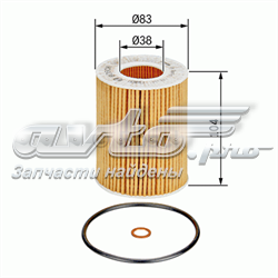Filtro de óleo 1457437003 Bosch