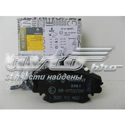 7711130071 Renault (RVI) Sapatas do freio dianteiras de disco