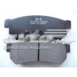 96800089 General Motors Sapatas do freio traseiras de disco