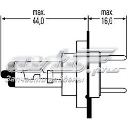 Lâmpada halógena 93190461 Opel