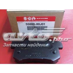 5580080J01 Suzuki Sapatas do freio traseiras de disco