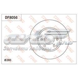 Disco do freio dianteiro S517123X000 Hyundai/Kia