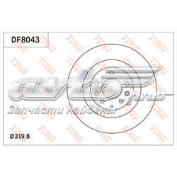 Disco do freio dianteiro TRW DF8043 preço, a partir de 62,54 USD