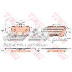 Sapatas do freio traseiras de disco TRW GDB2033 preço, a partir de 24,95 USD
