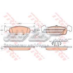 Sapatas do freio dianteiras de disco Renault (RVI) 8660005117 preço, a partir de 26,27 USD
