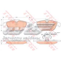Sapatas do freio traseiras de disco TRW GDB2051 preço, a partir de 27,80 USD