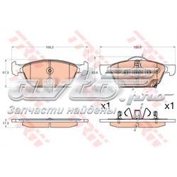 Sapatas do freio dianteiras de disco Honda 45022TV2E02 preço, a partir de 39,28 USD