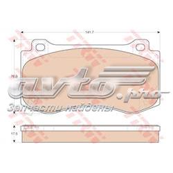 Sapatas do freio dianteiras de disco Chrysler 68002193AA preço, a partir de 58,84 USD
