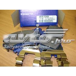 581012CA20 Hyundai/Kia Sapatas do freio dianteiras de disco