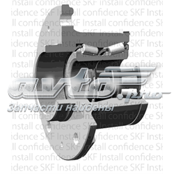 Rolamento de cubo traseiro SKF VKBA5397
