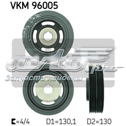 Polia de cambota para Chevrolet Spark (Matiz)  M200, M250