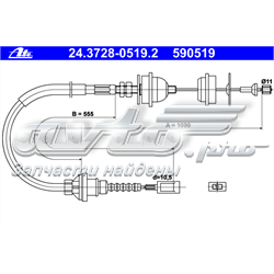 Compre 2150 Peugeot/Citroen Cabo de embraiagem