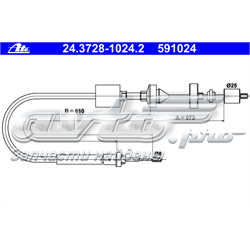Cabo de embraiagem STC T480086