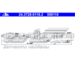 Cabo de embraiagem Cavo 7001645