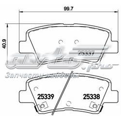 Sapatas do freio traseiras de disco Brembo P30067 preço, a partir de 24,17 USD