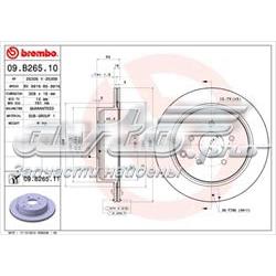 Disco do freio traseiro Brembo 09B26511 preço, a partir de 46,70 USD