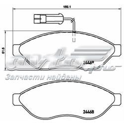 Sapatas do freio dianteiras de disco Brembo P23143 preço, a partir de 48,56 USD