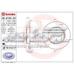 08816321 Brembo Disco do freio dianteiro