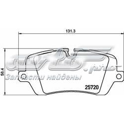 Sapatas do freio traseiras de disco Brembo P44021 preço, a partir de 41,46 USD