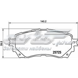 Sapatas do freio dianteiras de disco Brembo P49048 preço, a partir de 47,86 USD