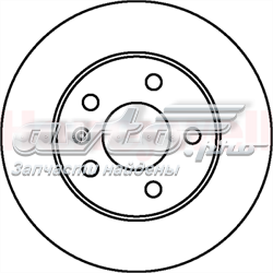 Compre 562072JC Jurid/Bendix Disco do freio traseiro