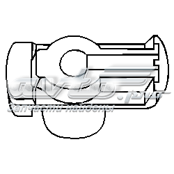 Slider (rotor) de distribuidor de ignição, distribuidor A0001584231 Mercedes