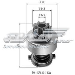 Roda-livre do motor de arranco Mercedes 0011514113