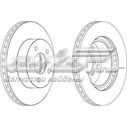 Compre YL2Z1V125AB Ford Disco do freio dianteiro