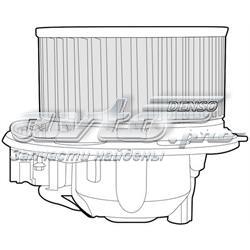 Motor de ventilador de forno (de aquecedor de salão) VAG F995748Q