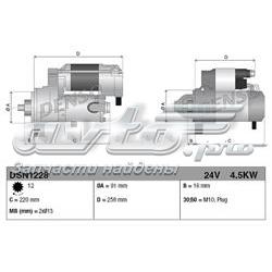 Compre DSN1228 Denso Motor de arranco