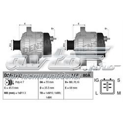 DAN1282 Denso Gerador