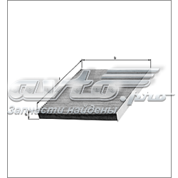 LAK156 Mahle Original Filtro de salão