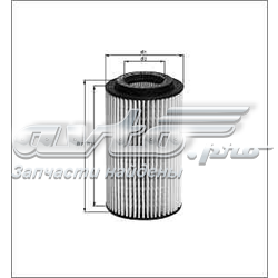 OX153D3ECO Mahle Original Filtro de óleo