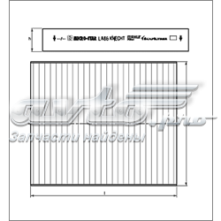 Filtro de salão Mahle Original LA457 preço, a partir de 14,77 USD