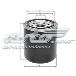 Filtro de secador de ar (separador de umidade e óleo) (TRUCK) AL14 Mahle Original