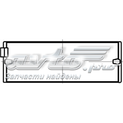 001HS10768000 Mahle Original Folhas inseridas principais de cambota, kit, padrão (STD)