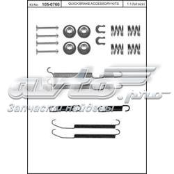 1050760 Quick Brake Kit de montagem das sapatas traseiras de tambor