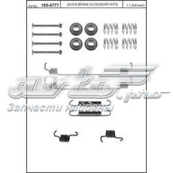1050777 Quick Brake Kit de montagem das sapatas traseiras de tambor
