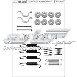 1050816 Quick Brake Kit de montagem das sapatas traseiras de tambor