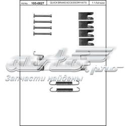 1050827 Quick Brake Kit de montagem das sapatas traseiras de tambor