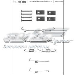1050846 Quick Brake Kit de reparação das sapatas do freio
