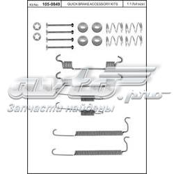 1050849 Quick Brake Kit de montagem das sapatas traseiras de tambor