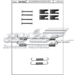 1050862 Quick Brake Kit de montagem das sapatas traseiras de tambor