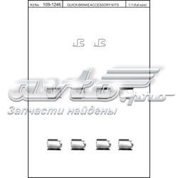 Compre 00K68003705AA Chrysler Kit de molas de fixação de sapatas de disco dianteiras