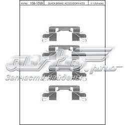 1091769 Quick Brake Kit de molas de fixação de sapatas de disco dianteiras