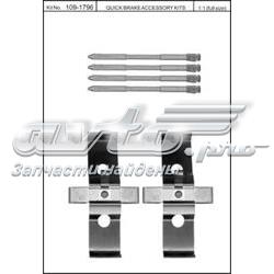Kit de molas de fixação de sapatas de disco dianteiras 8J0698269 VAG