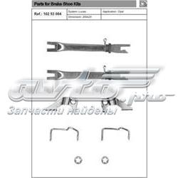 10253004 Quick Brake Mecanismo de aproximação (de auto-aproximação) das sapatas de tambor (kit de reparação levadiça)